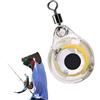 zwxqe 5 esche da pesca a LED, piccole esche subacquee a forma di fisheye, si illuminano al buio, luci lampeggianti subacquee per spigole fresche e