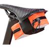 Genérico Herram - Borsa per sella da bicicletta, compatta, in poliestere e nylon, 16 x 9,5 x 6 cm, borsa da ciclismo leggera e rimovibile