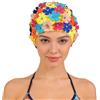 GLEAVI Cuffia da Piscina Donna Design Antiscivolo in Nylon, Cappello da Mare Elegante e Creativo per Un'atmosfera Estiva alla Moda e Confortevole