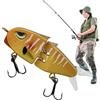 Generic Glide per luccio | mini esca morbida | esche da nuoto realistiche a immersione lenta multisecchiello per lucioperca, luccio marigana, acqua dolce e salata