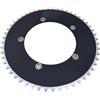 SkyjOy Monocorona MTB Corona for Bicicletta 130 BCD for a Scatto Fisso Pista for Bici Ruota di Catena Anello for Fixie Single Speed 44T 46T 48T 50T 52T 53T 1/8(130BCD 42T)