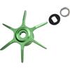 EffiFish Freno a 6 stelle in lega di alluminio per mulinello da pesca Abu Max Series B3 B4 P3 P4 P5, parte di aggiornamento fai da te per un controllo liscio della resistenza (mano sinistra rosa)