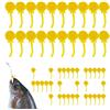 Generic Lures da pesca d'acqua dolce, esche da pesca - Esca con perle morbide | Tavola da pesca artificiale morbida Attaccando perle di tappi anti-fondo portatili Lere per trota di basso Crappie Catfi