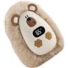 Genérico Scaldamani elettrico - 10,5 cm scaldamani con design animale | Scaldamani riscaldante durevole con temperatura regolabile per bambini, adulti, amici e uso all'aperto