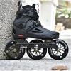 Generic Pattini in linea ad alta velocità per adulti, con ruote da 125 mm, per parco, strada, strada e slalom