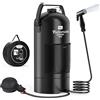 Tadomoe 20L Doccia da Campeggio con Pompa a Pedale e Tubo da 2m, Doccia Portatile Solare Borsa con Borsa di Trasporto e Soffione - Doccia Mobile per Camping, Spiaggia, Cani e Giardino
