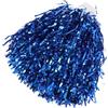 Kichvoe Pom Pom da Cheerleader Anello in Plastica Blu, Leggeri 50g, Set per Eventi Sportivi e Tennis, Accessori per Squadre di Cheerleading e Universitari