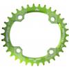 SkyjOy Monocorona MTB Corona for Bicicletta Ovale 104BCD for MTB Anello for Catena for 32T 34T 36T Piastra dentata Ruota 104 Bcd(Green,32T)
