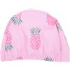 VINTORKY Cuffia da Nuoto per 2pezzi Leggero e Traspirante Design a Ananas Rosa, per Vacanze Estive e Nuoto dei Piccoli