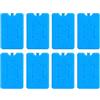 lomdung 8 Pezzi Ghiaccio per Borsa Termica, 200ml Riutilizzabili UltraSottili Borsa Ghiaccio, Blu Multiuso Ghiaccioborsa Frigo, Ice Pack per Portapranzi Viaggi Campeggio
