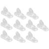 Generic 10Pcs Tenda Clip Tende Clip Morsetti Tarps Chiari Morsetti Tenda Clip Venti Corda Fissa Clip Per Outdoor Campeggio Tenda