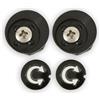 RaceQuip Pro Model 204110 - Set di 2 pali e 2 viti