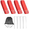 Linhubily Linee da beach volley | Set portatile per pallavolo per pallavolo, per esterni, spiaggia, , cortile, prato, campo, casa, torneo