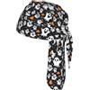 OAZCVBNN Carino Bianco Fantasma Halloween Modello Stampa Uomini Donne Ciclismo Cap Elastico Stretch Yoga Running Copricapo Sport Copricapo
