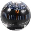 NESTINGHO Bussola Nera a Sfera in Plastica per Auto e Motocicletta, Resistente e Versatile, per Viaggi e Escursioni All'aperto, Design Semplice e Funzionale