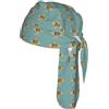 OAZCVBNN Bandiera del Delaware Stampa Uomini Donne Ciclismo Cap Elastico Stretch Yoga Running Copricapo Sport Copricapo