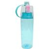 Zerodeko Borraccia Spray Nebulizzatore da 600ml in Plastica per Sport All'aperto Tappo Antigoccia e Design Portatile per Idratazione di Attività Outdoor