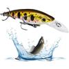 Generico Esche per la pesca 'esca da nuoto, esca di nuoto | Esche da animate 3D | Cavani di pesce di bassi, kit di attrezzatura per pesce d'acqua salata, attrezzatura per pesca al mare per bass trota zan