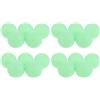 ULTECHNOVO Palline da Ping Pong Luminose 20 in ABS Riutilizzabili per attività e Giochi Notturni all'Aperto