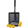 Generic Pickle Ball Picker Upper - Comodo manico telescopico - Cestino da baseball per donne, ragazzi, ragazze, giovani, adolescenti, , ciclisti, golfisti, interni ed esterni