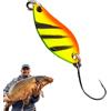 Generic Esca da Pesca, Esche Artificiali, Esca Jig In Acciaio Con Paillettes Per Bar Trota Fiume Lago Ghiacciato Kayak Pontone Notte Tornei