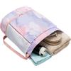 Generic Borsa da nuoto, zaino con coulisse per allenamento, scomparto asciutto e bagnato ergonomico per fitness, viaggi, piscina e nuoto