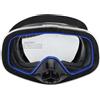 Lylithuif Occhialini da sub Occhiali subacquei con lenti in vetro temperato impermeabili in silicone per lo snorkeling Nuoto Attrezzatura da nuoto professionale per adulti (Gialla)