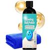 Generisch Detergente per palline da bowling, 100 ml, pulizia profonda, 12 x 3,5 x 3,5 cm, smacchiatore delicato, set di lucidatrici per palline da bowling con asciugamano, per competizioni, tornei, centri di
