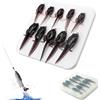 Generic Esche morbide da pesca - esche da pesca montate per Black-Bass - 10 di acqua realistiche per lucioperca persica trota - Attrezzature per lanciare e successo