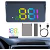 Genérico Tachimetro digitale Hud, schermo frontale GPS, proiezione di velocità Km Mph per parabrezza, display universale di velocità del veicolo, strumento automobilistico ABS per tutti i modelli di auto