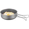 Genérico Padella da campeggio in titanio - Padella portatile antiaderente da 17,5 cm | Pentola in titanio per campeggio, padella leggera per campeggio, piastra per cucinare sulla stufa, escursionismo, caccia e