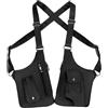 Generico Borsa A Tracolla Uomo - 360g Borsa Anti Ascelle | 27,5x31cm Pelle PU Regolabile Multitasche Tasca Doppia Spalla Sicura Per Smartphone Portafogli Tablet Viaggi Pendolari Antifurto