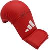 adidas, Guanti "Faust", Protezioni per Karate/Fit-Boxe, Rosso, Approvato WKF