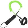 RUNROTOO Cordino Elastico per Tavola da Surf e Paddle Board Verde, Spessore 7mm Fibbia Doppia, Superficie Antiscivolo per Sport Acquatici e Kayak