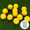 YELARXI Palline da golf per pratica, palline da golf colorate con borsa a rete, sensazione realistica e volo limitato di lunga durata, adatte per pratica (interni/esterni/cortile) 4,1 cm, confezione