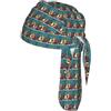 OAZCVBNN Occhiali da cocktail e vino senza bottiglia stampa uomo donna ciclismo berretto elastico elastico yoga corsa copricapo sport copricapo