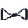 PETSOLA Fascia Fitness Banda Elastica Resistenza con Impugnature in Schiuma Antiscivolo Adatta a Esercizi Posturali Stretching Uso Domestico Palestra, Blu