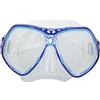 Lylithuif Occhialini da sub Occhiali da nuoto Cinturino regolabile in silicone premium Vetro temperato Cornice ispessita Vista chiara Antiappannamento per bambini Adulti Nuoto Snorkeling (Blu)