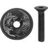 QUARKZMAN 1 1/4 OD Copricatena per Bici in Lega di Alluminio con Bullone M6 per Mountain Bike MTB, Nero