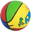 Naroote Pallacanestro per Bambini in Gomma Buona elasticità Resistente All'usura per Giochi All'aperto All'asilo Diametro 18 Cm