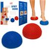 Sissel 161040 Tavola di Equilibrio, Unisex - Adulto, Blu/Rosso, 16 x 9 cm