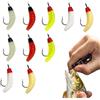 Generic Esca di Asticot | Esche artificiali da pesca, 10 pezzi esche realistiche d'acqua dolce per fiume stagno lago