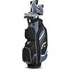 Callaway New Set Solaire, 10 bastoncini da golf da donna, 10 pezzi (9 bastoni+borsa), blu/nero