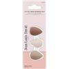 Jean-Louis David JEAN LOUIS DAVID - Set di 3 mini spugne per uova - trucco preciso - senza lattice