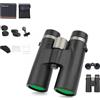 Kuisoe Bosco Ferngl¤Ser C9 12 x 42 Binocolo Originale ad Alta Risoluzione e Alto Ingrandimento Dispositivo di Visione Notturna per Adulti, Binocolo All-Round Outdoor per Ricerca Uccelli/Viaggi (nero)