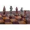 GiftHome (Solo Scacchi Medievale dell'Esercito Britannico, in Rame Anticato, Fatto a Mano, Pezzi di Scacchi King da 6.5 cm (tavola Non Inclusa)