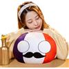 Genérico Palla da campo in peluche, bambole Polandball, cuscino per decorazione della casa, giocattolo, regalo da viaggio