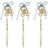 irpot 24X Matite Battesimo + Orsetto Legno 1130002 + Cotone Rosa/Celeste - Kit (Celeste)