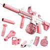Afenau Pistola ad Acqua Elettrica per Adulti, Afenau Pistola Acqua Elettricacon 2 Serbatoi, Ricarica USB Pistola D'acqua, Fucile ad Acqua Elettrico per Piscina, Spiaggia, Attività All'aperto (Rosa)