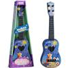 LUVDECO Ukulele giocattolo per bambini, 42cm Chitarra giocattolo con 4 corde regolabili, Strumento musicale ukulele per bambini, Mini Chitarra Musica Giocattoli Educativi per Ragazzo Ragazza Regali (H)
